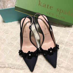 Kate Spade Leighton Indigo Denim Pumps